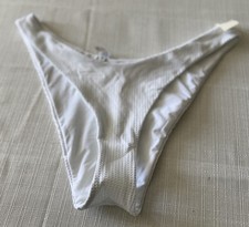Aerie Cheekiest Bikini Bottom Size Large White