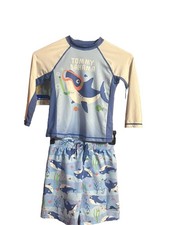 Tommy Bahama Boys 2 Piece Swim Set Shark Size 5