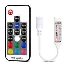 RF Wireless Remote LED Controller DC 5V24V RGB Dimmer For 5050 3528 5630 12A