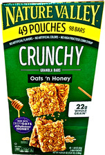 Nature Valley Oats 'n Honey Crunchy Granola Bars 49 Count EXP 08/2026