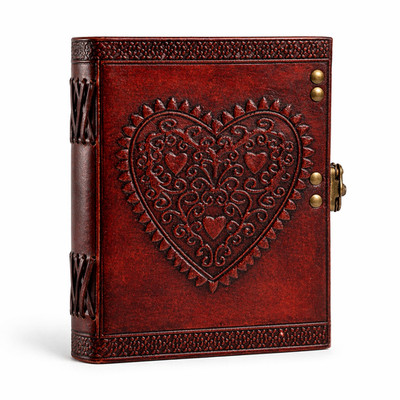 Genuine Leather Travel Journal 8x6 Handmade Unlined Single Lock Diary