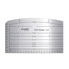Aviation Aluminum Hot Hem Gauge, Hot Iron Ruler, Hot Press for Sewing Patterns