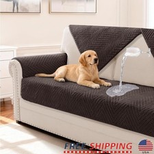 Waterproof Anti-Slip Pet Sofa Cover Soft Plush Protector Washable Durable New