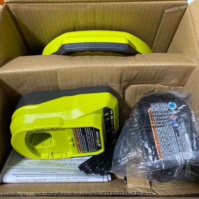 Ryobi ONE+ 18V 7.5in Hybrid Whisper Fan Kit w/2Ah Batt & Charger, Green