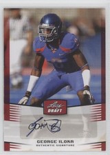 2012 Leaf Draft Auto Red George Iloka #GI1 Auto 10k8