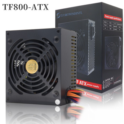 800W Power Supply 85 Plus Gold Gaming ATX PSU, Non-Modular, 20+4Pin, Dual CPU
