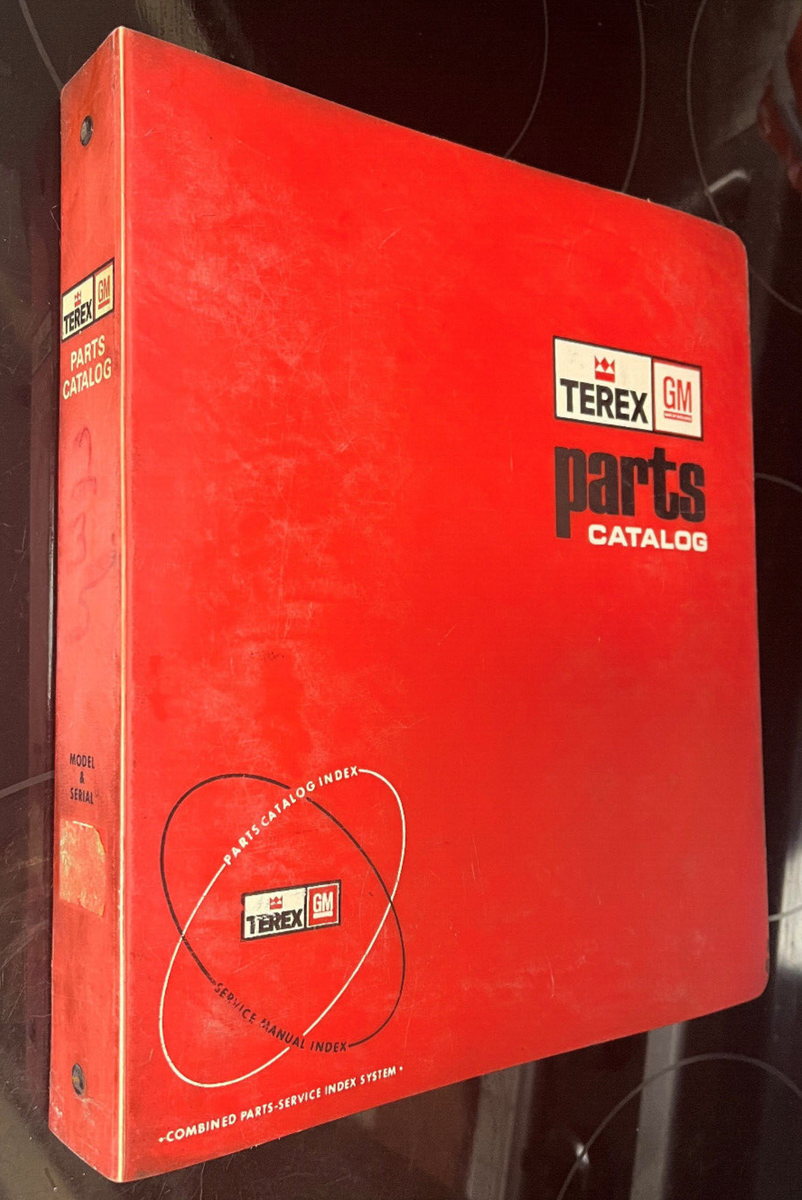 Genuine Terex 72-51 Articulated Wheel Loader Parts Catalog Manual