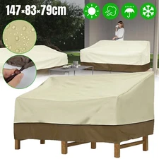 Heavy Duty Waterproof Patio Loveseat Cover, Outdoor 2-Seater Furniture Protector