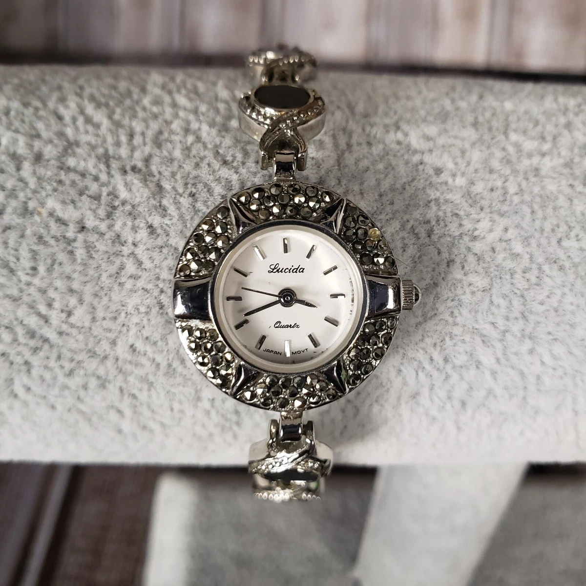 Lucida quartz watch sales
