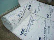 NOFP The Barrier 3/8" thick EPS Foam Insulation with Vapor Retarder infloor heat