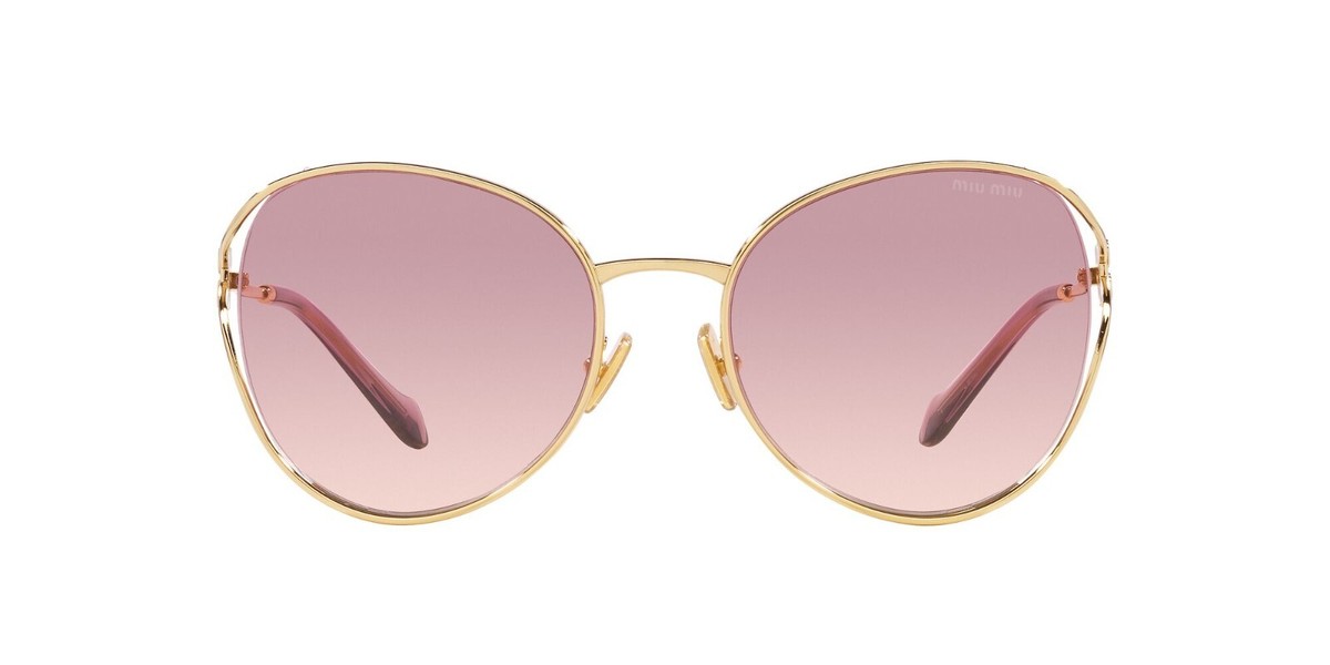 Miu Miu MU 53YS Gold/Violet Brown Shaded (5AK0/6S