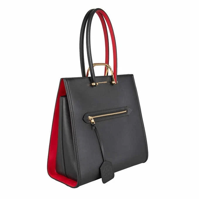 Alexander McQueen The Tall Story Tote Bag Black eBay