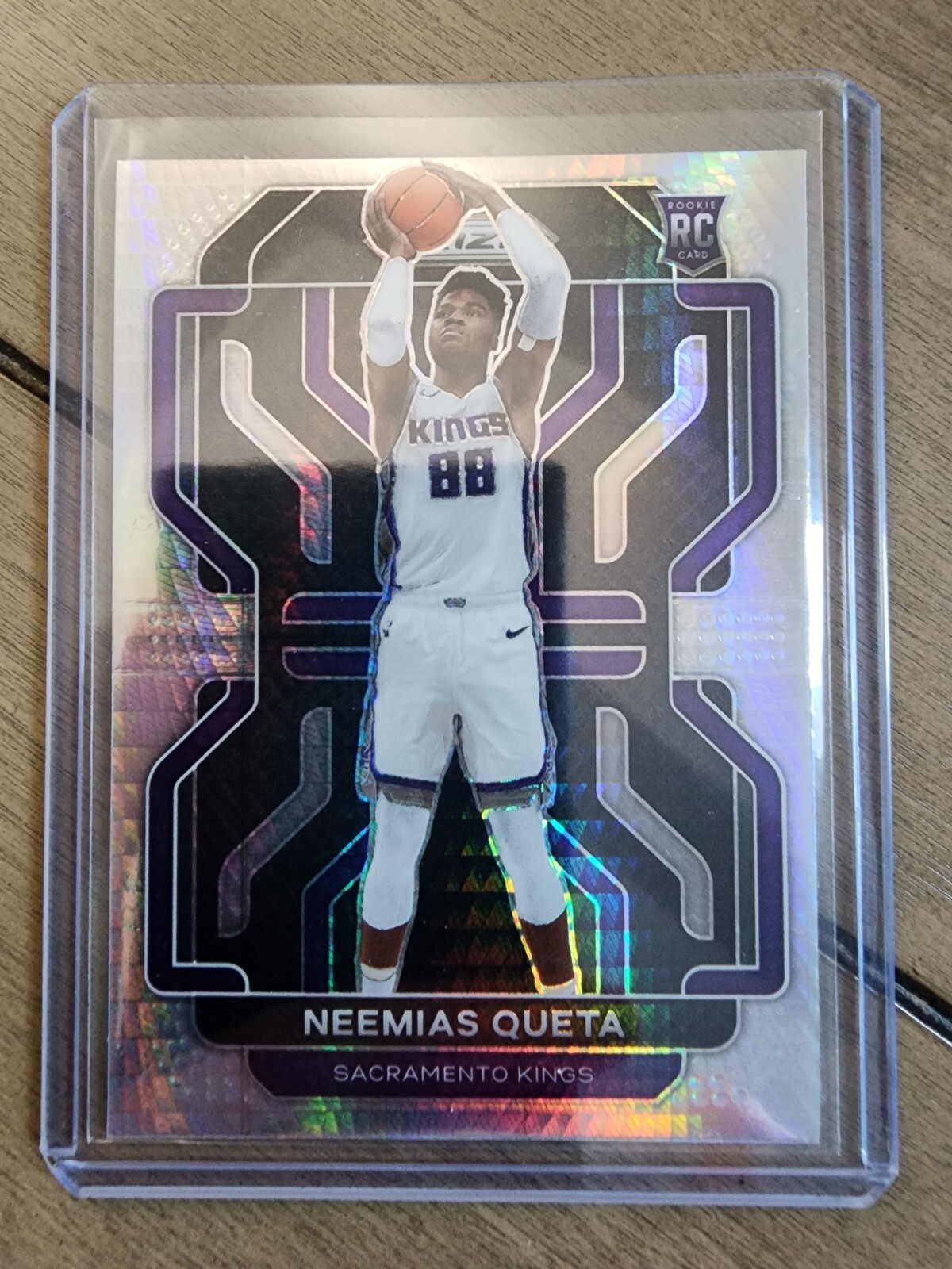 Neemias Queta 2021-22 Prizm Rookie RC #316 Hyper Prizm