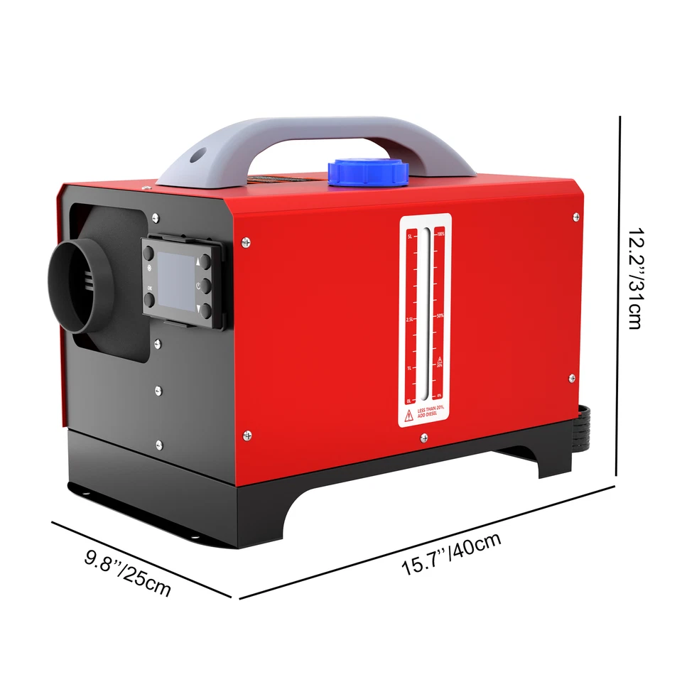 12V 8KW Diesel Standheizung Air Heater Luftheizung Integration Heizung LCD + FB - Bild 2 von 4