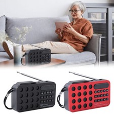 Portable Pocket FM Radio Outdoors Solar Charging Wireless Bluetooth Speakers JQ