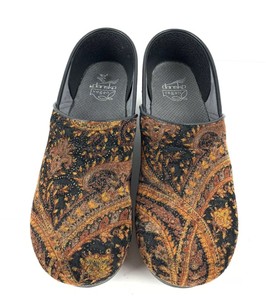 dansko paisley clogs