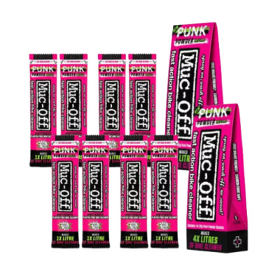 Nettoyant pour VELO MOTO QUAD - MUC OFF PUNK POWDER (8 dosettes) 8L / x2 boites