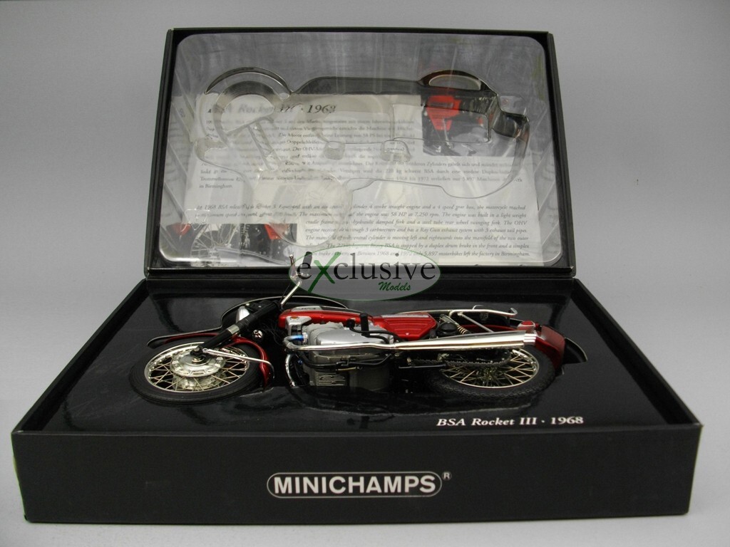 Minichamps Bsa Rocket Iii 1968 1:12 122130100