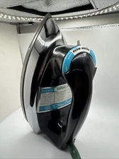 Vintage GE General Electric Dry Iron 478J Blue Cord 813 1100W 120V USA