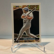 Eric Karros 1993 Topps Black Gold Certified #9 Los Angeles Dodgers