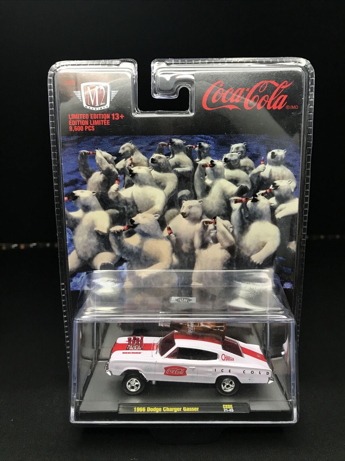 M2 Machines 1966 Dodge Charger Gasser Coca-Cola Christmas Polar