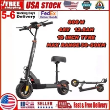 Electric Scooters Adult with Seat 28MPH 800W Off Road E-Scooter Commuter Folding