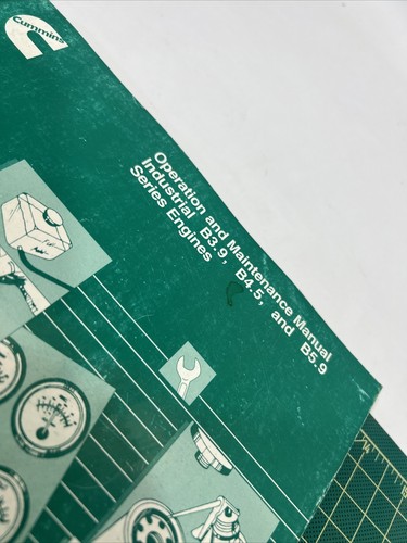 Cummins B3.9 B5.9 INDUST. ENGINE OPERATION & MAINTENANCE MANUAL GUIDE USED. ST12 - Picture 3 of 5