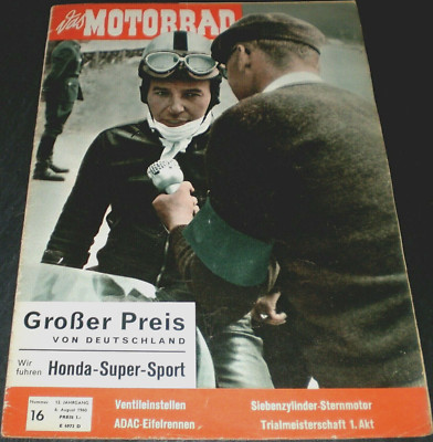 Das Motorrad 16/60 GP Deutschland 1960, Honda Super Sport, 7-Zylinder-Sternmotor
