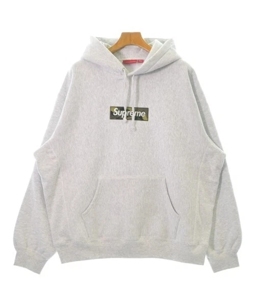 Sweat à capuche Supreme gris L 2200480124236