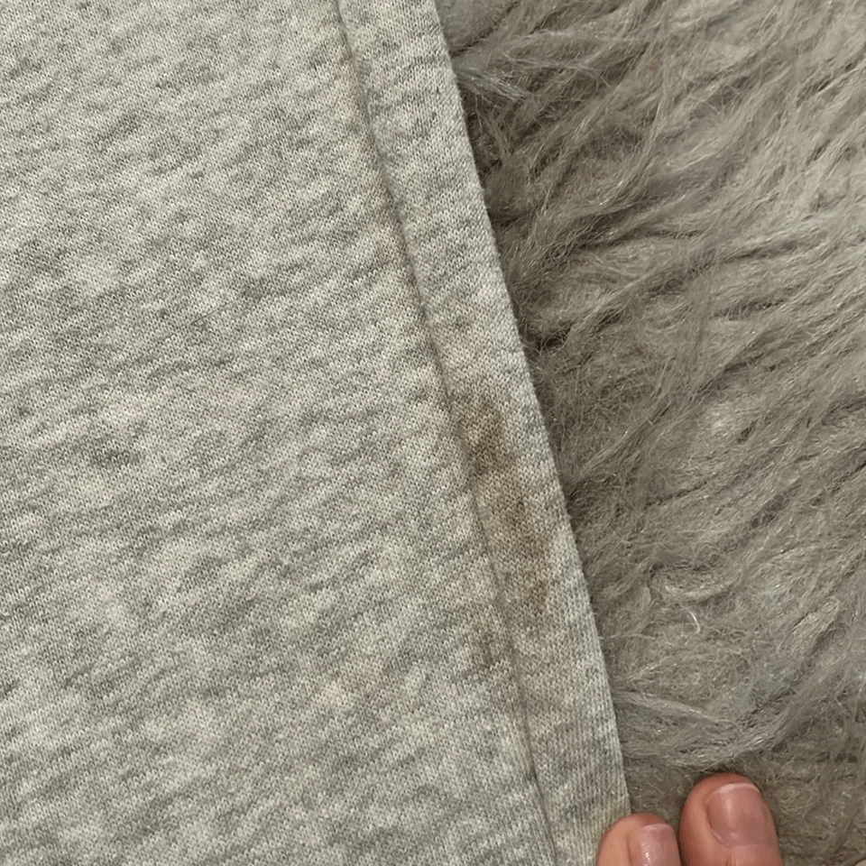 Calça de moletom Puma meninos cinza e preto logotipo algodão tamanho médio - Imagem 3 de 4