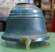 VINTAGE ANTIQUE  POWDER  MUSIC BOX  RETRO DECOR Plays well ~ video