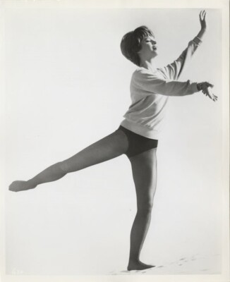 Juliet Prowse 1960's Leggy Leotard Dramatic Dance Portrait Original