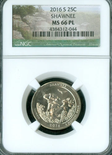2016 S FORT MOULTRIE QUARTER NGC MS66 PL   *