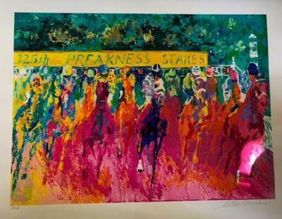 Leroy Neiman 125th Preakness Stakes Hand Signed & Numbered
