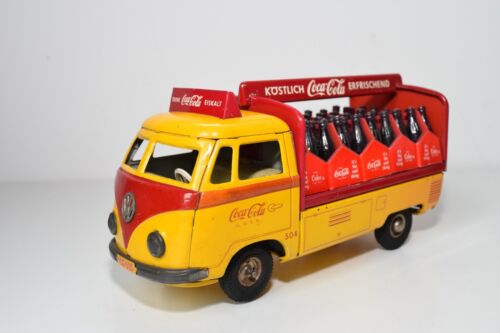 A79 1:20 TIPPCO GERMANY TINPLATE 504 VW VOLKSWAGEN TRANSPORTER T1 COCA-COLA RARE - Picture 1 of 10
