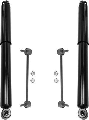 Rear Shocks Absorbers + 315mm Sway Bars for 2017 2018 Ford F-350 Super Duty 2WD