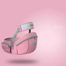Pink 2 Ergonomic Baby Carrier Portable Infant Kid Hip Seat Waist Stool Sling