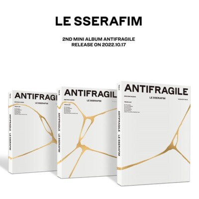 LE SSERAFIM 2nd Mini Album ANTIFRAGILE Random Ver CD+P.Book+P.Card
