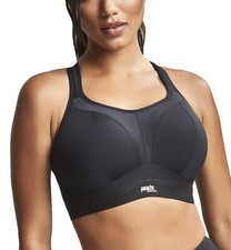 Panache Boundless Non-Wire Sports Bra 7341B - Animal Abstract, Black  Cranb...
