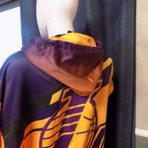 Los Angeles Lakers-themed hockey jersey XXL Hoodie Sweater Cotton/Poly - Picture 9 of 10
