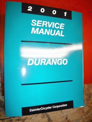2001 DODGE DURANGO ORIGINAL FACTORY SERVICE MANUAL SHOP REPAIR NICE AND