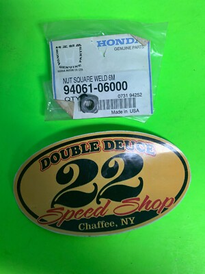 Walnuts4点セット GENUINE Honda NOS 94061-06000 NUT, SQ WELD (6MM) | eBay