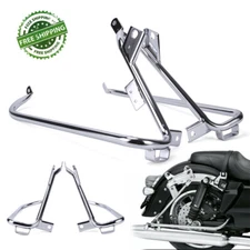 Saddlebag Support Bar Bracket Guard For Harley Touring Road King Glide 2009-2013