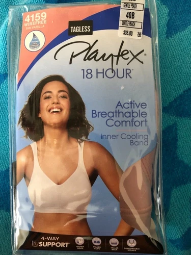 Playtex 18 Hour Active Lifestyle Full-Figure Bra Gentle Peach 4159 VARIOUS SIZES