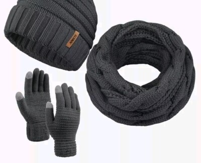 Aneco, Damen, Herren, Winterset, Mütze, Schal, Handschuhe, Neu