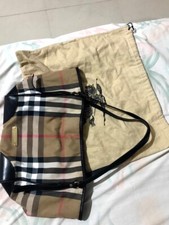 Authentic Burberry House Check Canterbury Tote Bag
