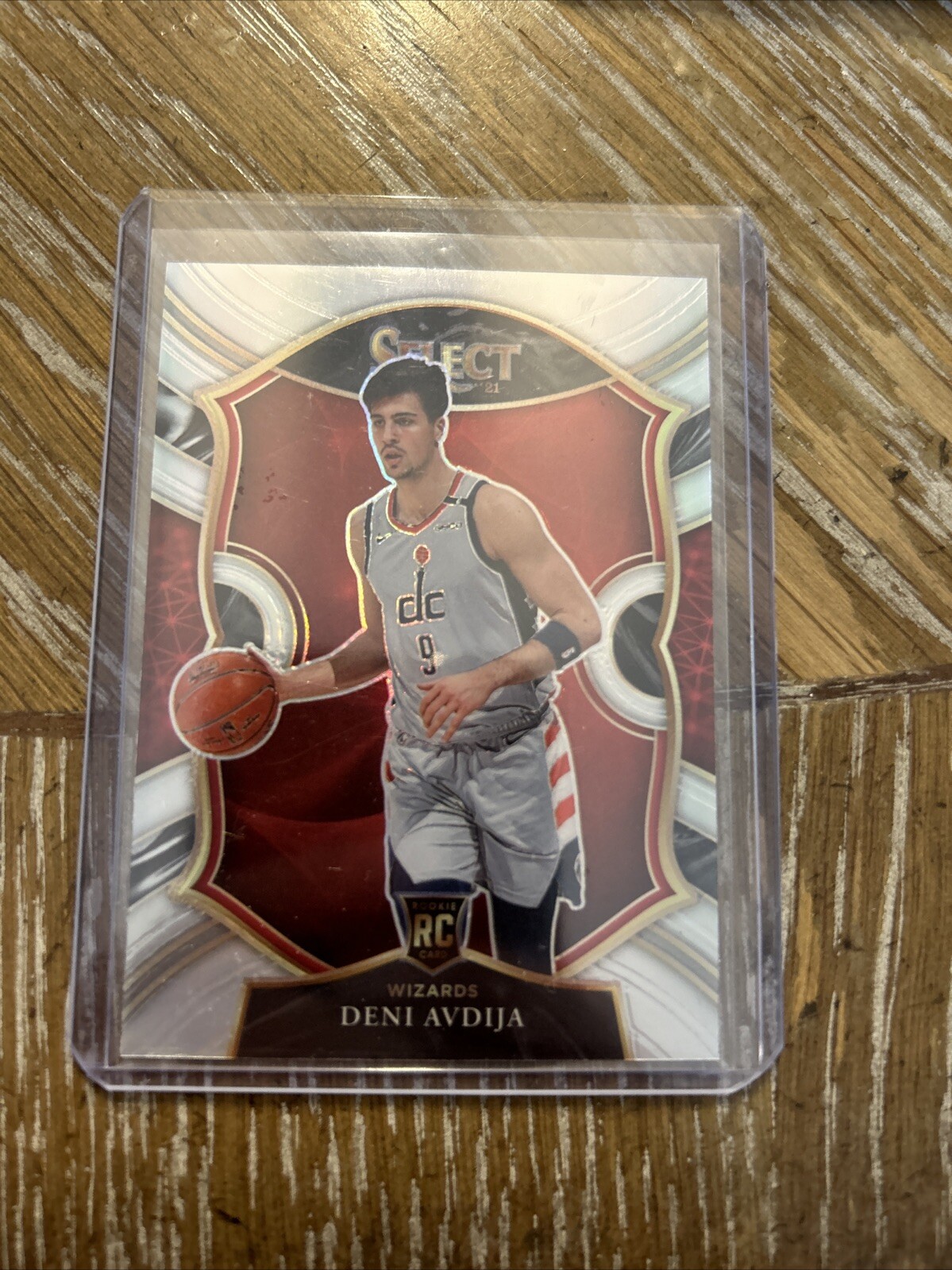 2020-21 Panini Select Deni Avdija Silver Concourse Prizm Rookie #69 Wizards RC