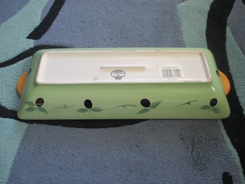 Pfaltzgraff BREAD BASKET/ TRAY the secrets of Pistoulet by Jana Koplen 16.75x6 - Picture 5 of 7