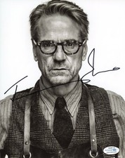 Jeremy Irons Batman Superman Alfred Autographed Signed 8x10 Photo ACOA