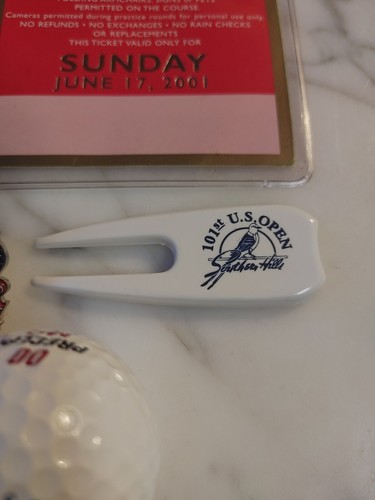 PGA 101st U.S. Open Sothern Hills Country Club Golf Memoriablia Ball/Tickets/Pin - Picture 7 of 10